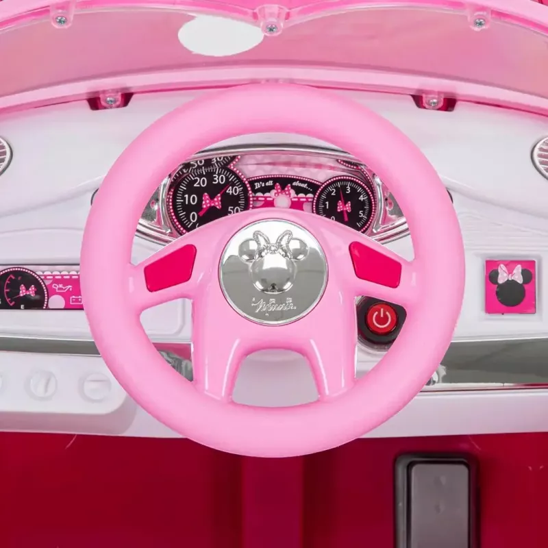 Huffy 17315W Minnie Mouse carro elétrico de empurrar para crianças