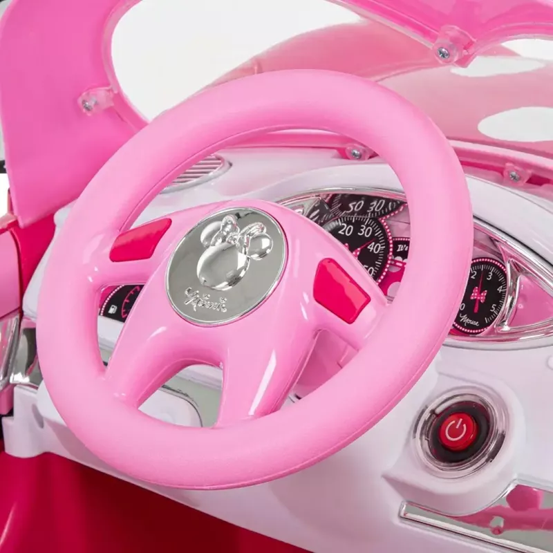 Huffy 17315W Minnie Mouse carro elétrico de empurrar para crianças
