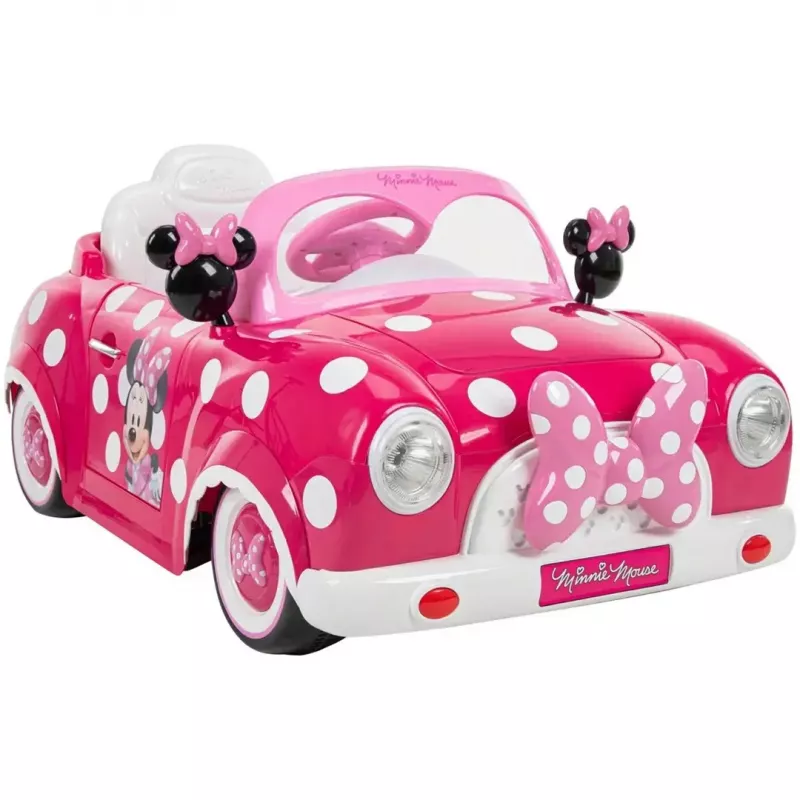 Huffy 17315W Minnie Mouse carro elétrico de empurrar para crianças