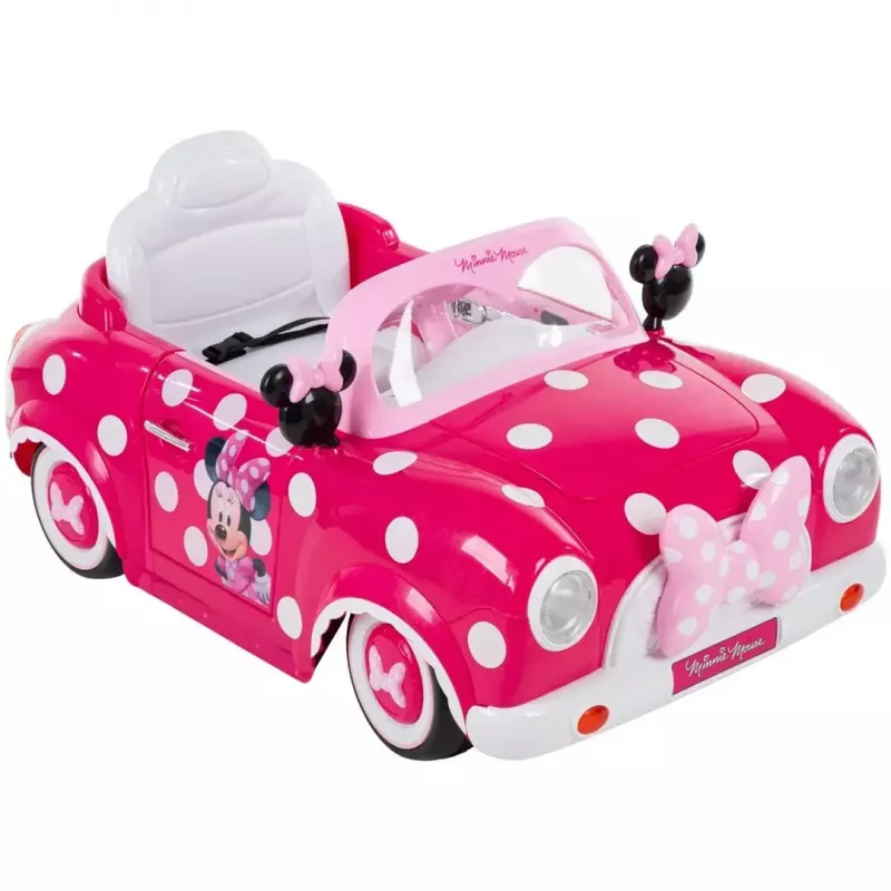 Huffy 17315W Minnie Mouse carro elétrico de empurrar para crianças