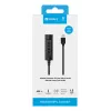 Sandberg Headset USB-C comando, 1,5 m, comando, 25 g, preto