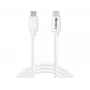 Sandberg cabo de carregamento USB-C>MicroUSB 1m, 1 m, USB C, Micro-USB B, branco