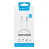 Sandberg cabo de carregamento USB-C>MicroUSB 1m, 1 m, USB C, Micro-USB B, branco