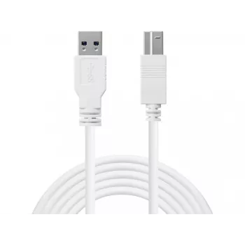 Sandberg cabo USB 3.0 A-B 1,8 m, 1,8 m, USB A, USB B, USB 3.2 Gen 1 (3.1 Gen 1), 5 Gbit/s, branco