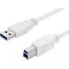 Sandberg cabo USB 3.0 A-B 1,8 m, 1,8 m, USB A, USB B, USB 3.2 Gen 1 (3.1 Gen 1), 5 Gbit/s, branco