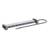Dock/Hub USB-C Manhattan com leitor de cartões e MST, ligações (x7): Ethernet, HDMI (x2 4K@60Hz), USB-A (x3) e USB-C, com Power Delivery (PD) 100 W – requer carregador USB-C externo (não incluído). Alimentado por USB (não requer fonte de alimentação externa) quando o PD não é utilizado