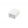 Caixa de superfície Equip para 1 porta Keystone Jack, 41,8 mm, 26,2 mm, 59,8 mm, 21 g, 110 mm, 50 mm
