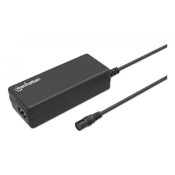 Fonte de alimentação universal para portátil/notebook Manhattan UE, 65 W, automática com 9 pontas de ficha, compatível com a maioria dos portáteis, ideal como fonte de alimentação de substituição, cabo de alimentação UE, compatível com, entre outros: Acer, Asus, Dell, Fujitsu, HP, Lenovo, Samsung, Toshiba e mais