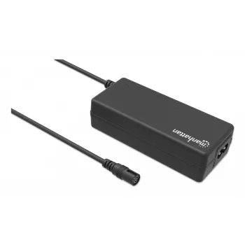 Fonte de alimentação universal para portátil/notebook Manhattan UE, 65 W, automática com 9 pontas de ficha, compatível com a maioria dos portáteis, ideal como fonte de alimentação de substituição, cabo de alimentação UE, compatível com, entre outros: Acer, Asus, Dell, Fujitsu, HP, Lenovo, Samsung, Toshiba e mais