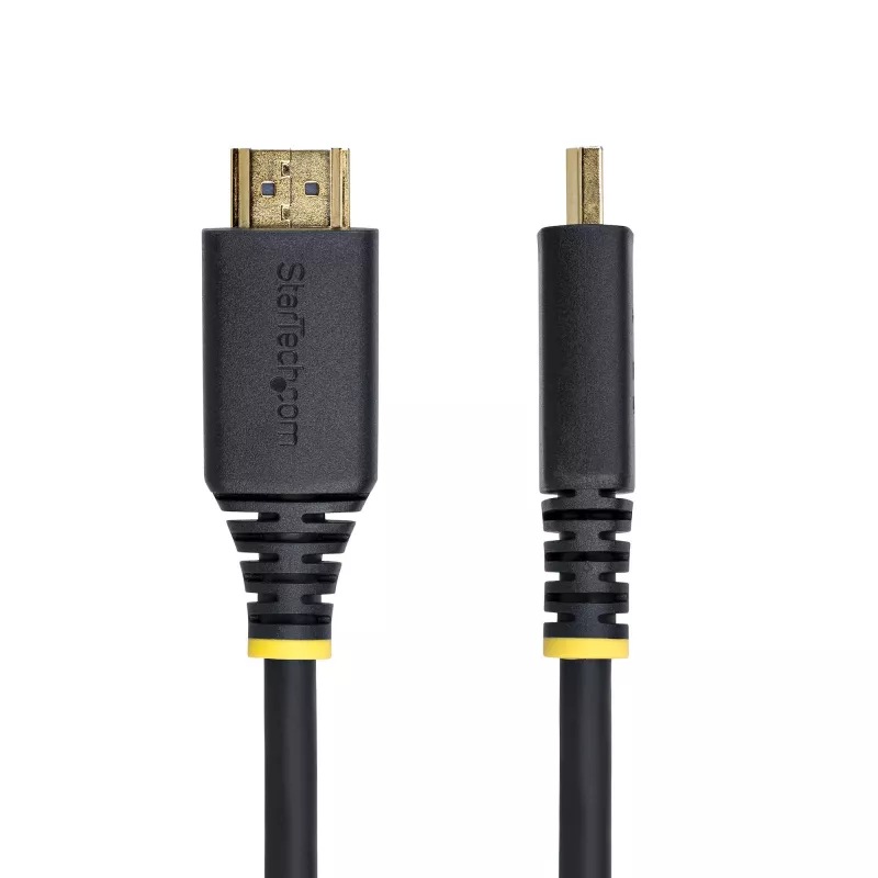 Cabo HDMI Ultra High Speed certificado StarTech.com 3 m (10ft), 8K 60Hz/4K 120Hz, cabo HDMI 2.1 com HDR10+ / eARC, 48Gbps, cabo HDMI 8K para monitor/TV/ecrã, revestimento TPE flexível