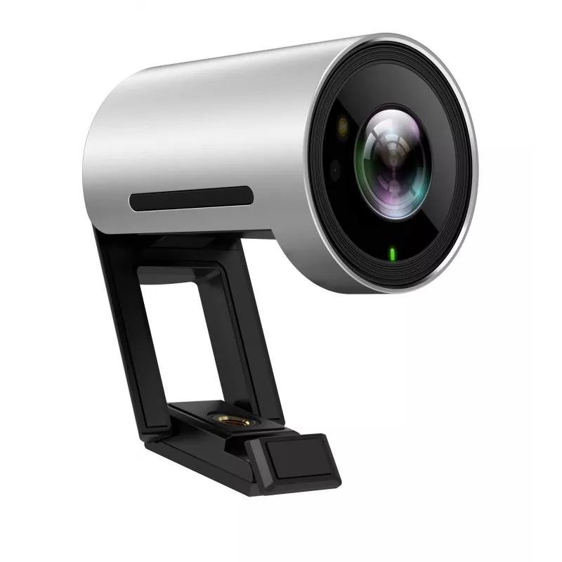 Webcam Yealink UVC30 Ultra HD 4K para PC – 8,51 MP, 3840×2160, USB 3.2 Gen 1, suporte de fixação, preto/prateado