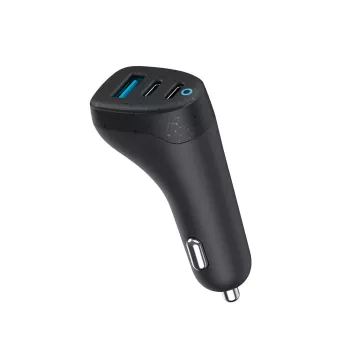 eSTUFF INFINITE Triple Car Charger carregador para automóvel, 100 W, 2x USB-C + 1x USB-A (ES631035)