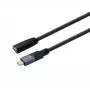 VivoLink cabo USB-C macho para fêmea 0,3 m, USB 3.2 20 Gbps