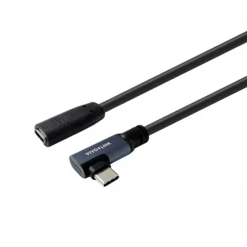 Cabo USB Vivolink PROUSBCMF1A 1 m USB-C preto