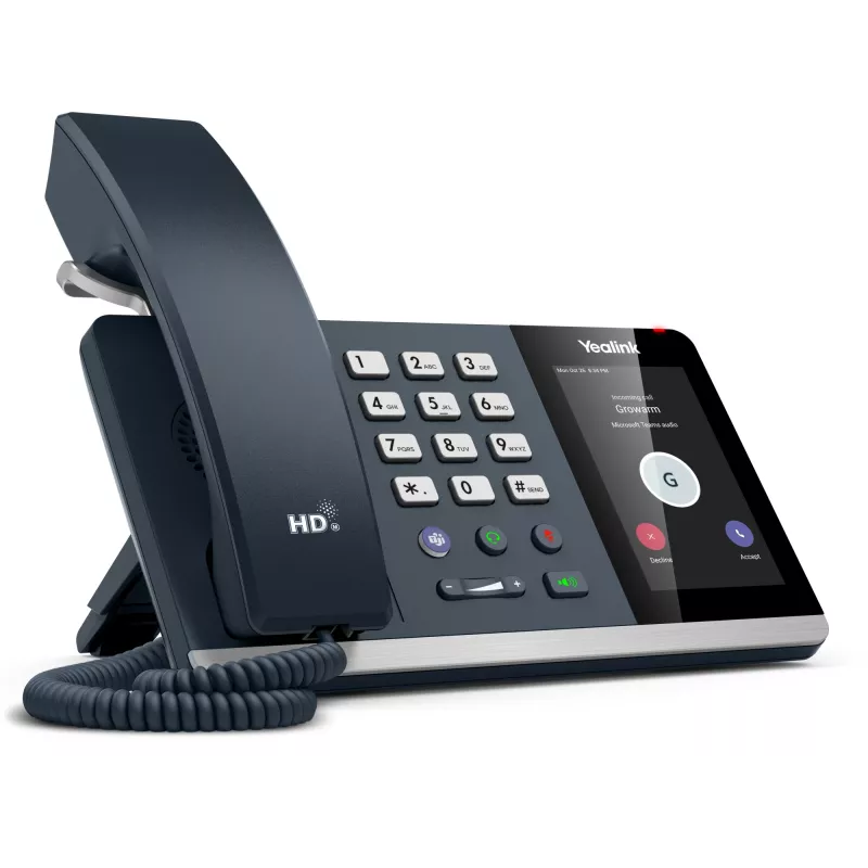 Telefone IP Yealink MP54 Microsoft Teams Edition com fios, telefone Android