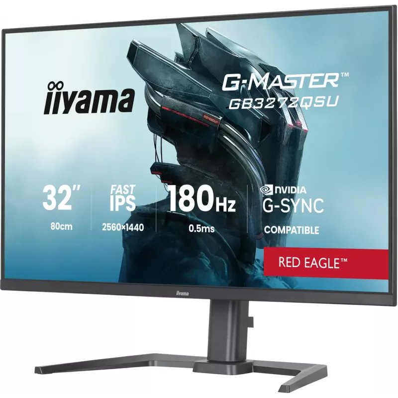 Monitor de computador iiyama G-MASTER GB3272QSU-B1 80 cm (31,5 polegadas) 2560 x 1440 píxeis Quad HD LED preto