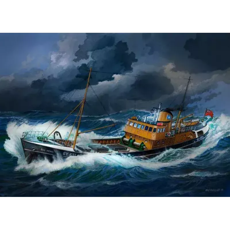 Modelo de embarcação de pesca Revell North Sea Trawler