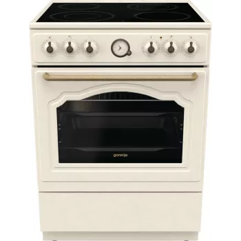Fogão independente Gorenje GECS6B70CLI placa vitrocerâmica bege