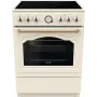 Fogão independente Gorenje GECS6B70CLI placa vitrocerâmica bege