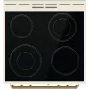 Fogão independente Gorenje GECS6B70CLI placa vitrocerâmica bege