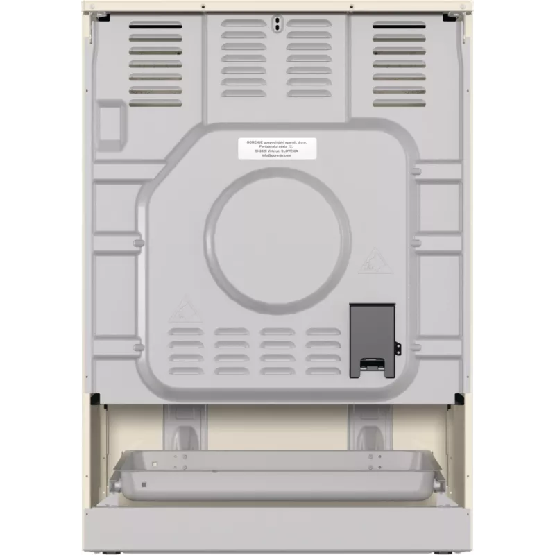 Fogão independente Gorenje GECS6B70CLI placa vitrocerâmica bege