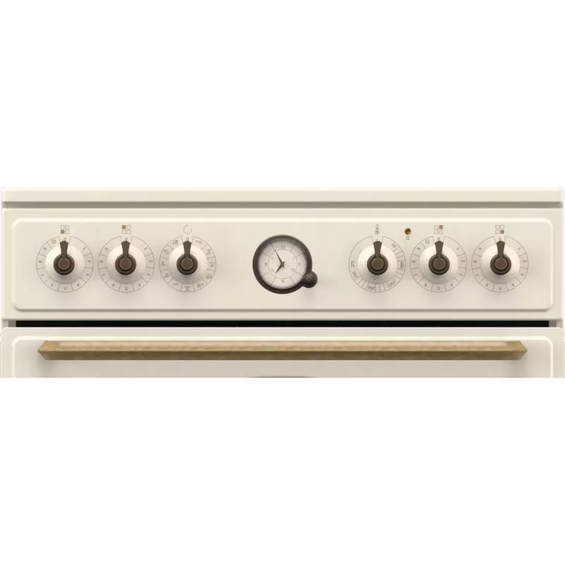 Fogão independente Gorenje GECS6B70CLI placa vitrocerâmica bege