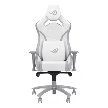 Cadeira gaming universal ASUS ROG Chariot X Core assento acolchoado branca