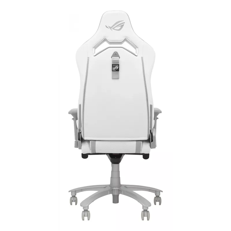 Cadeira gaming universal ASUS ROG Chariot X Core assento acolchoado branca