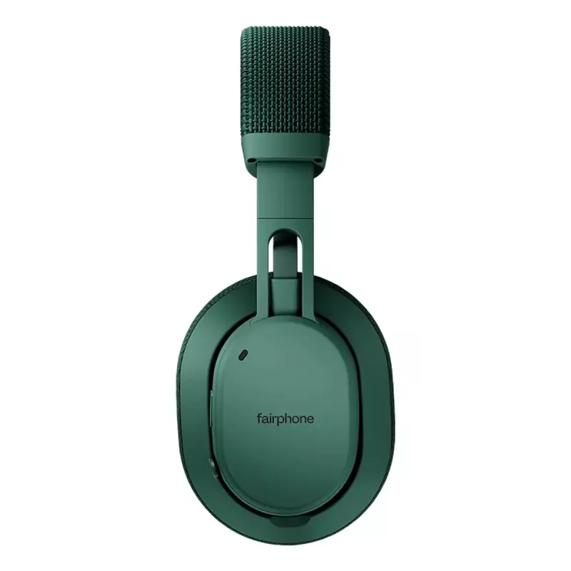 Auscultadores de arco sem fios Fairphone Fairbuds XL – Bluetooth, USB-C, chamadas e música, 20–20000 Hz, alcance 10 m, verde