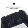 Comando Sony DualSense v3 preto — Bluetooth/USB, PS5, bateria integrada, USB-C, com fios e sem fios