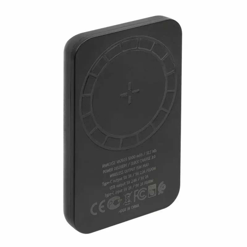 Powerbank Rivacase 5000 mAh USB Type-A USB Type-C VA2603