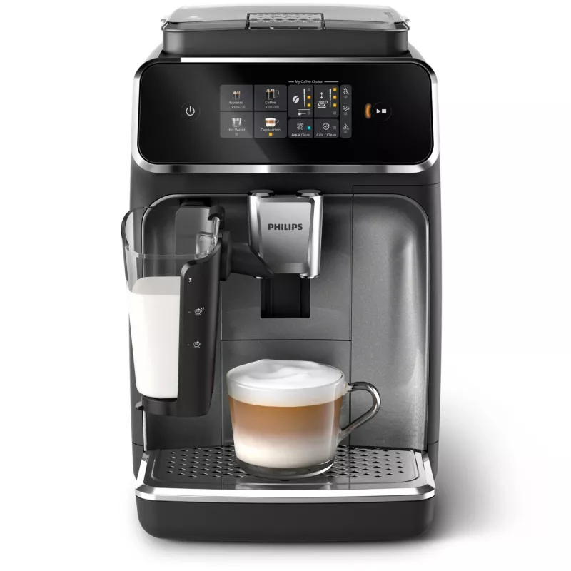 Philips Series 2300 EP2339/40 LatteGo máquina de café espresso automática, Black Panthera/Chrome