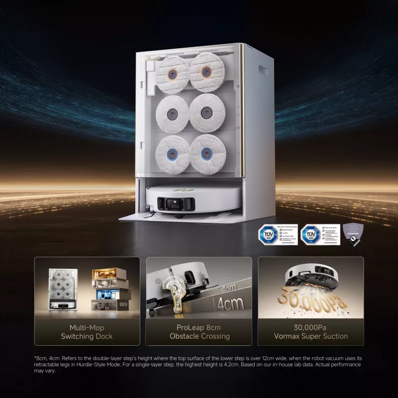 Aspirador robô Dreame Matrix 10 Ultra branco