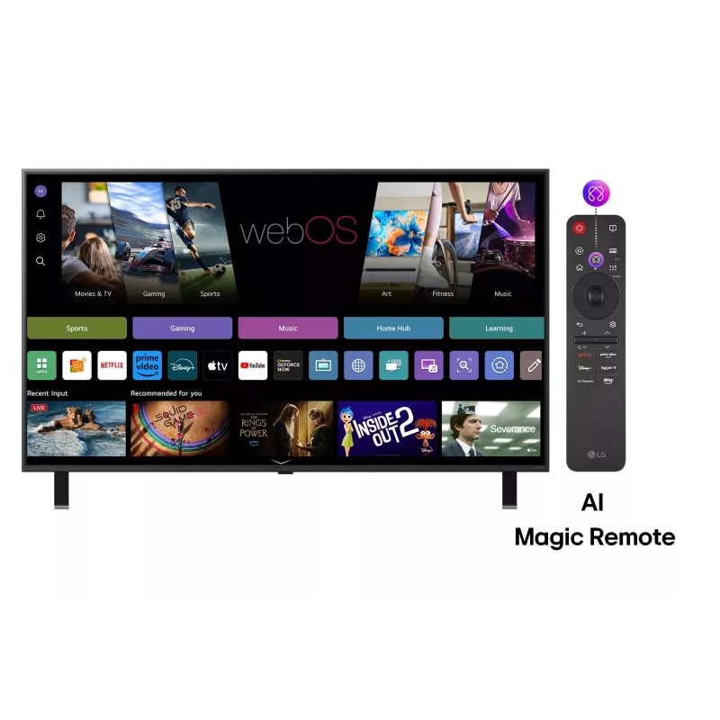 TV LG QNED AI 86QNED85A3C 2,18 m (86 polegadas) 4K Ultra HD Smart TV Wi-Fi preto