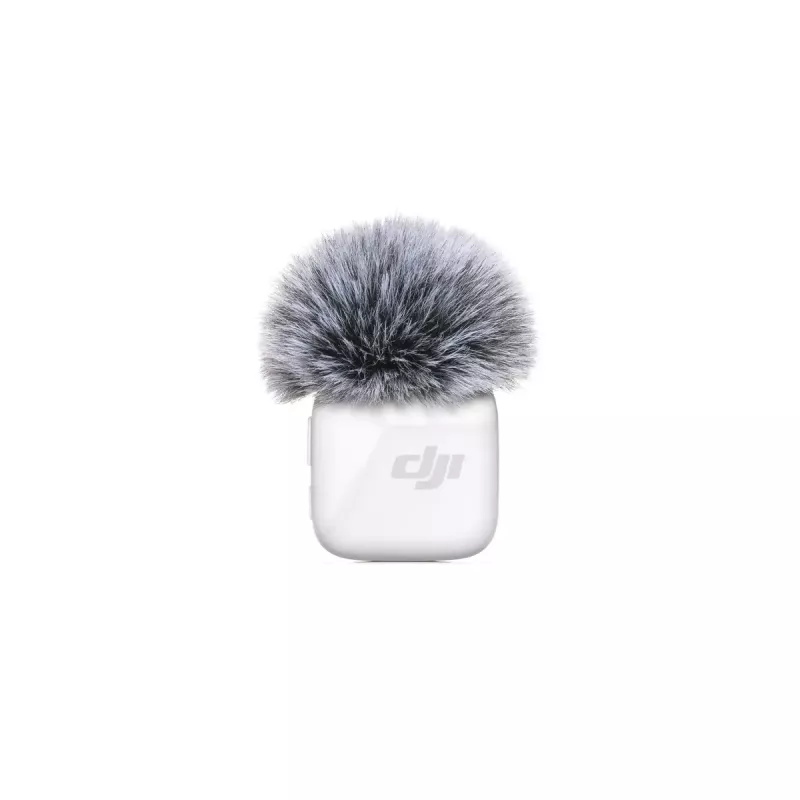 Transmissor de microfone bodypack sem fios DJI CP.RN.00000430.01 — 100–20000 Hz, pilha 3,87 V, até 11,5 h, branco, 26,1×26,6×16 mm
