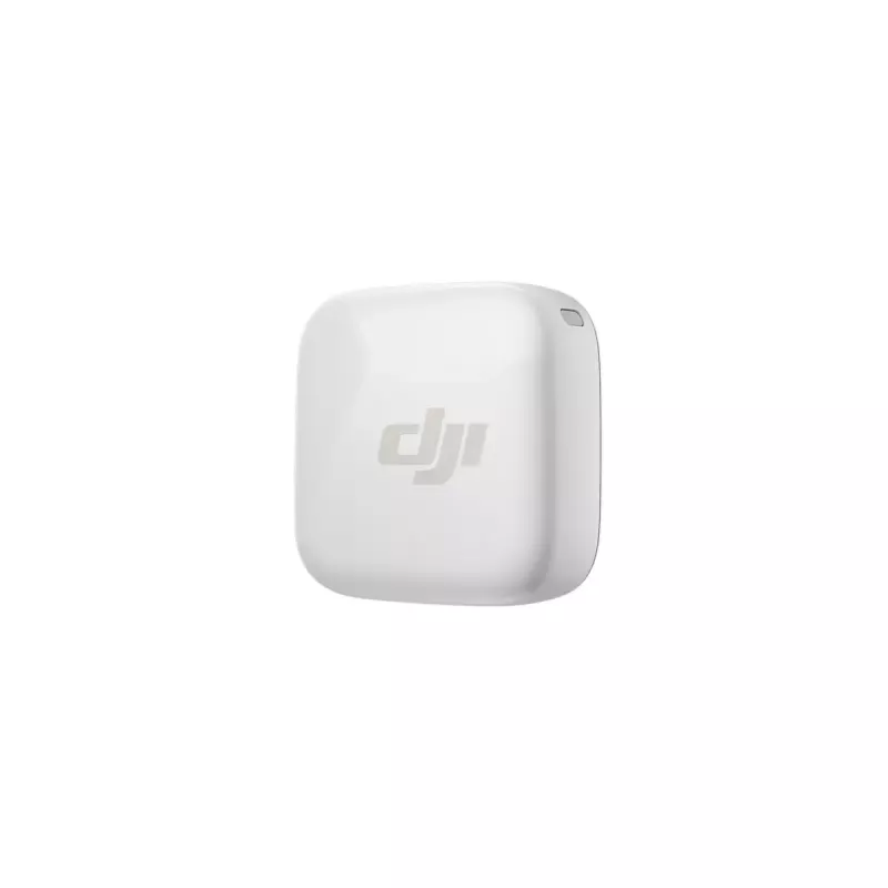 Transmissor de microfone bodypack sem fios DJI CP.RN.00000430.01 — 100–20000 Hz, pilha 3,87 V, até 11,5 h, branco, 26,1×26,6×16 mm