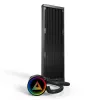 Refrigeração líquida all-in-one para processador Montech LightFlow ARGB 360 12 cm preto 1 unid.