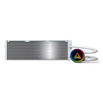 Refrigeração líquida all-in-one para processador Montech LightFlow ARGB 360 12 cm branco 1 unid.