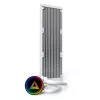 Refrigeração líquida all-in-one para processador Montech LightFlow ARGB 360 12 cm branco 1 unid.