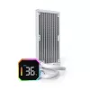 Refrigeração líquida all-in-one para processador Montech HyperFlow Digital 240 12 cm branco 1 unid.