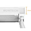 Refrigeração líquida all-in-one para processador Montech HyperFlow Digital 240 12 cm branco 1 unid.