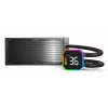 Refrigeração líquida all-in-one para processador Montech HyperFlow Digital 240 12 cm preto 1 unid.