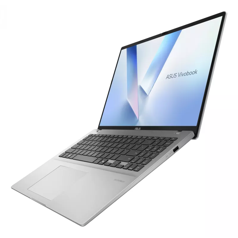Portátil ASUS Vivobook 16 M1607KA-MB145W — AMD Ryzen AI 5 330, 16 polegadas WUXGA, 16 GB DDR5, 512 GB SSD, Windows 11 Home, prateado