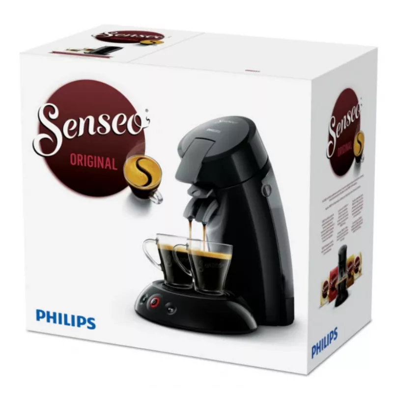 Máquina de café de pastilhas Philips Senseo HD6553/67 0,7 l 2 chávenas 1450 W Preto