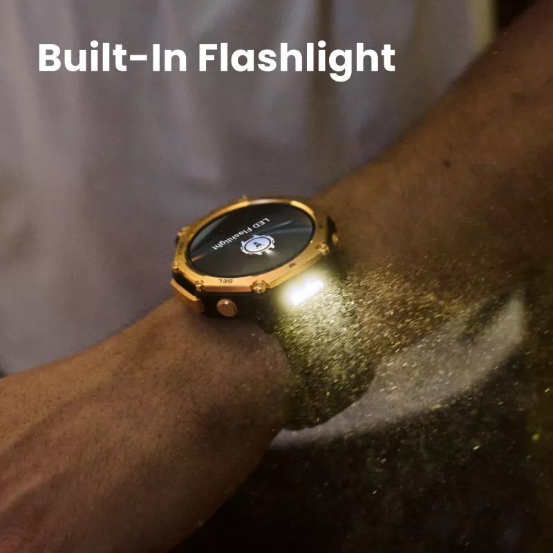 Smartwatch Amazfit T-Rex 3 Pro AMOLED 1,5 polegadas GPS Wi-Fi 700 mAh