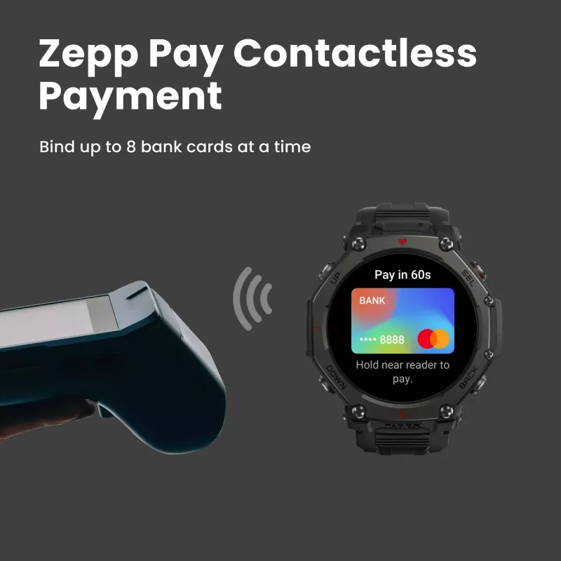 Smartwatch Amazfit T-Rex 3 Pro AMOLED 1,5 polegadas GPS Wi-Fi 700 mAh