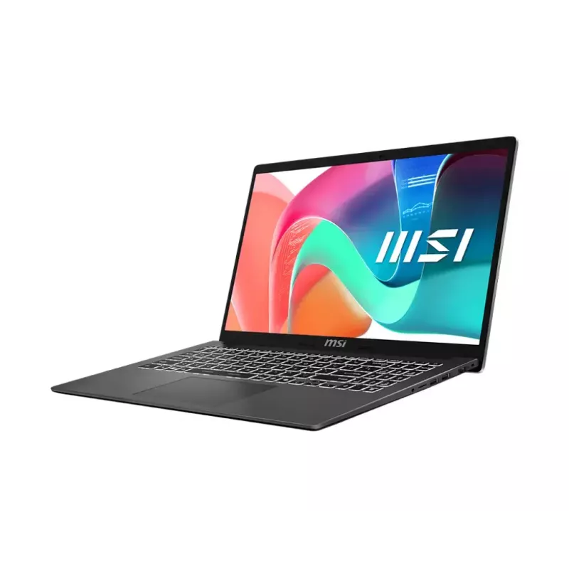Portátil MSI Modern 15 F13MG-471NL — 39,6 cm (15,6 polegadas) Full HD, Intel Core i5-1334U, 16 GB RAM, 512 GB SSD, Intel Iris Xe, Windows 11 Home, cinzento