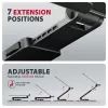 Suporte para portátil AXAGON STND-LRB — alumínio, rotação 360°, para 10 polegadas–17,3 polegadas, altura ajustável até 26 cm, inclinação 0–180°, preto