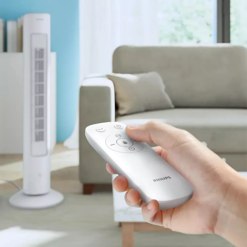 Ventilador de torre doméstico Philips 5000 Série branco CX5535/00