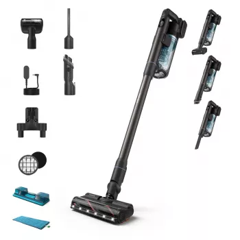 Aspirador vertical/elétrico Philips XC7163/01 aspirador vertical 2-em-1 bateria húmido e seco sem saco 0,6 l azul